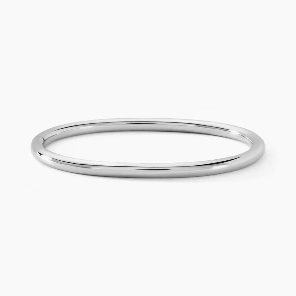 Bracelet Jonc Seville Acier Blanc