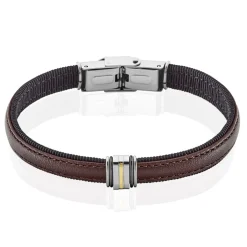 Bracelet Jourdan Acier Et Or