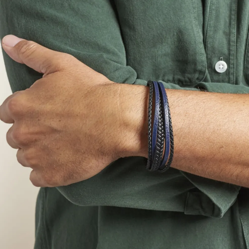 Bracelet Jourdan Homme Byron Acier Argente