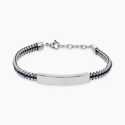 Bracelet Jourdan Joscelin Acier Argenté
