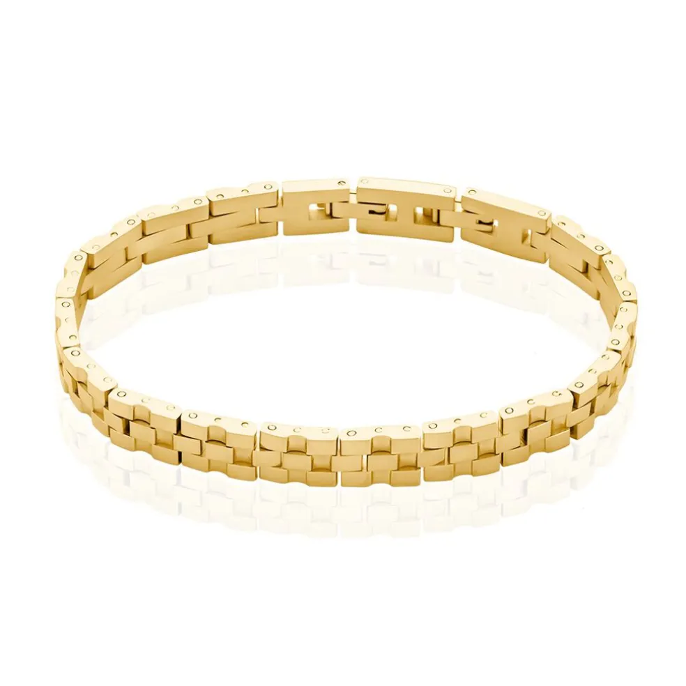 Bracelet Jourdan Manathan Acier Doré