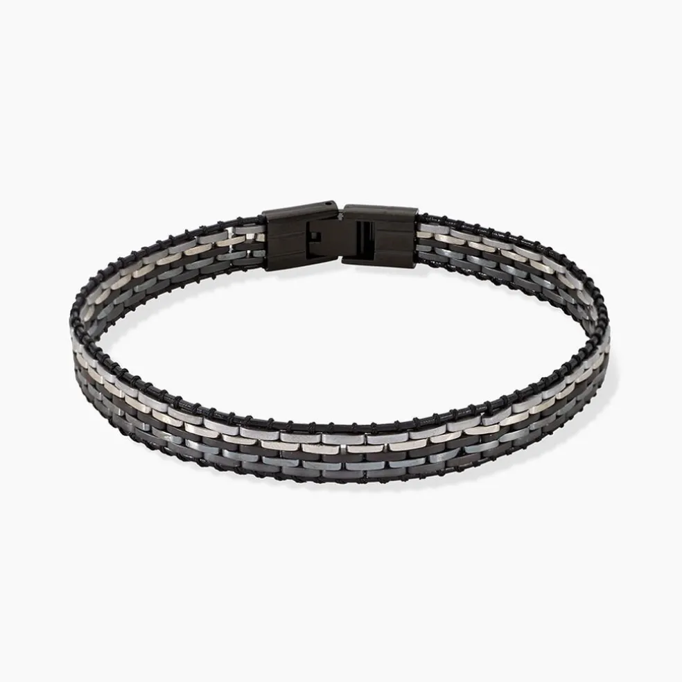 Bracelet Jourdan Orion Acier Noir