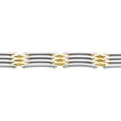 Bracelet Jourdan Rio Acier Bicolore