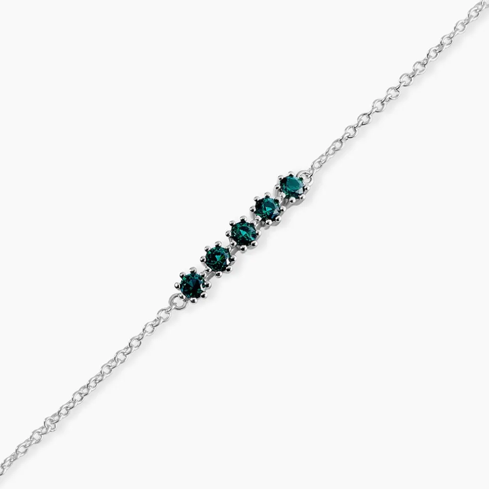 Bracelet Karrie Argent Blanc Oxyde De Zirconium