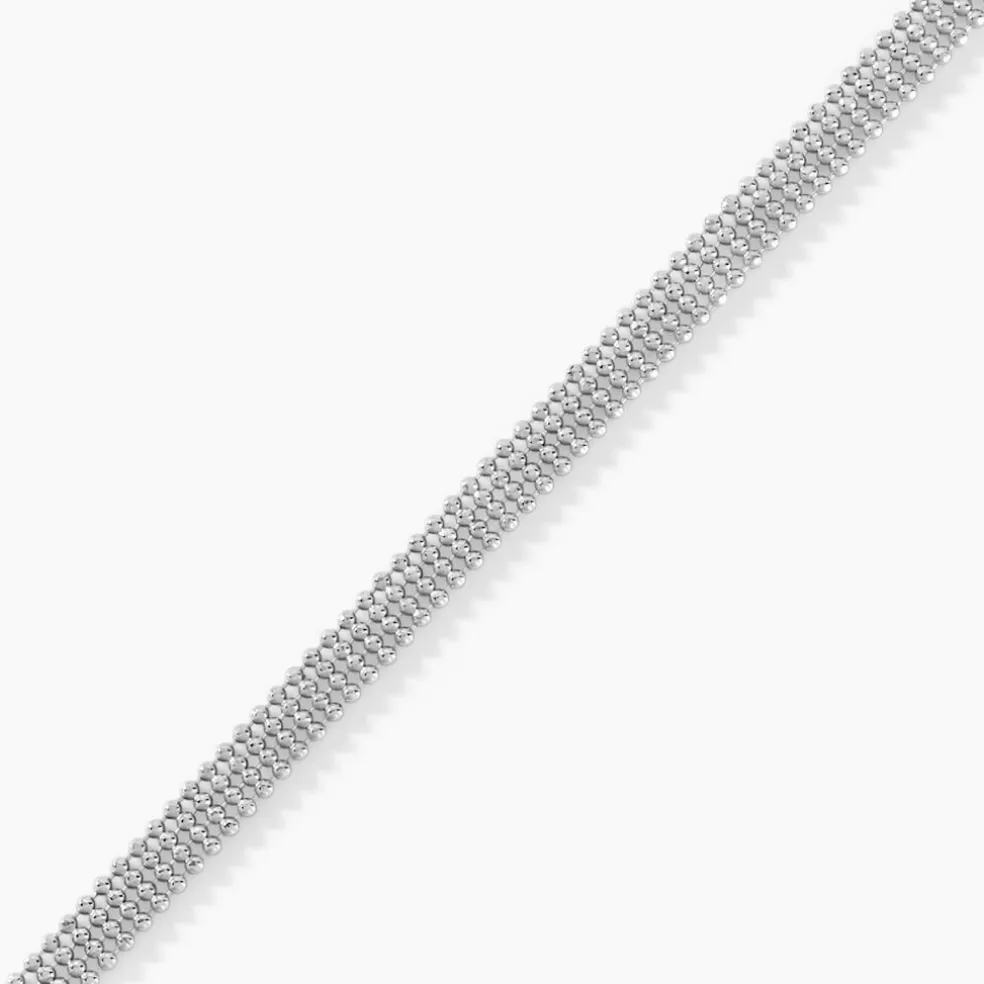 Bracelet Kelline Argent Blanc