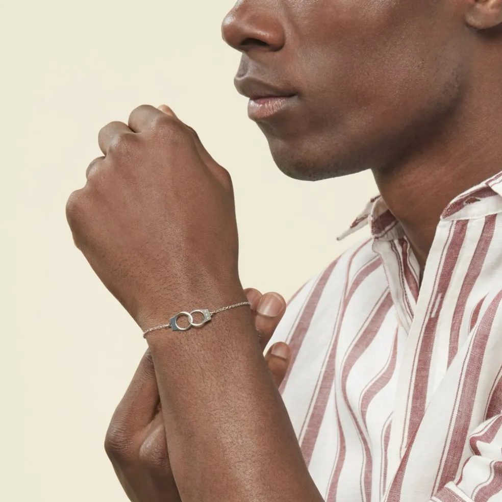 Bracelet Kim Argent Blanc