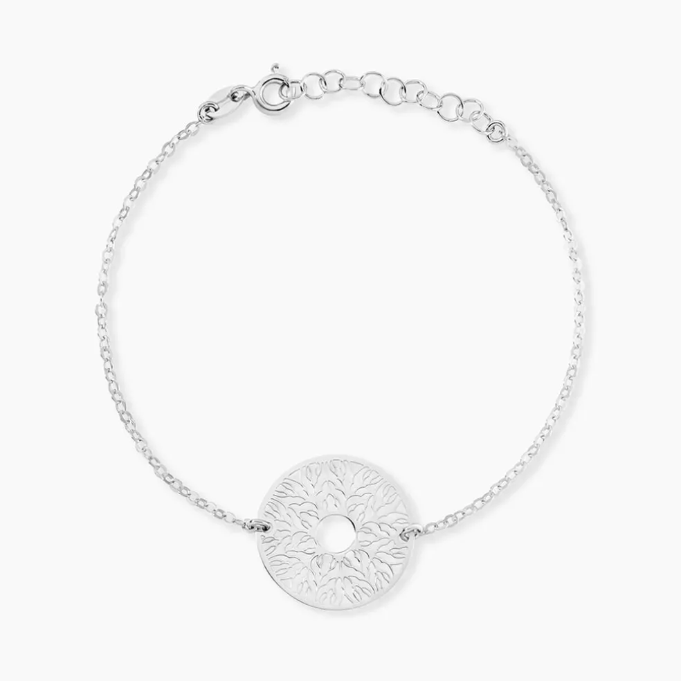 Bracelet Lauretta Argent Blanc