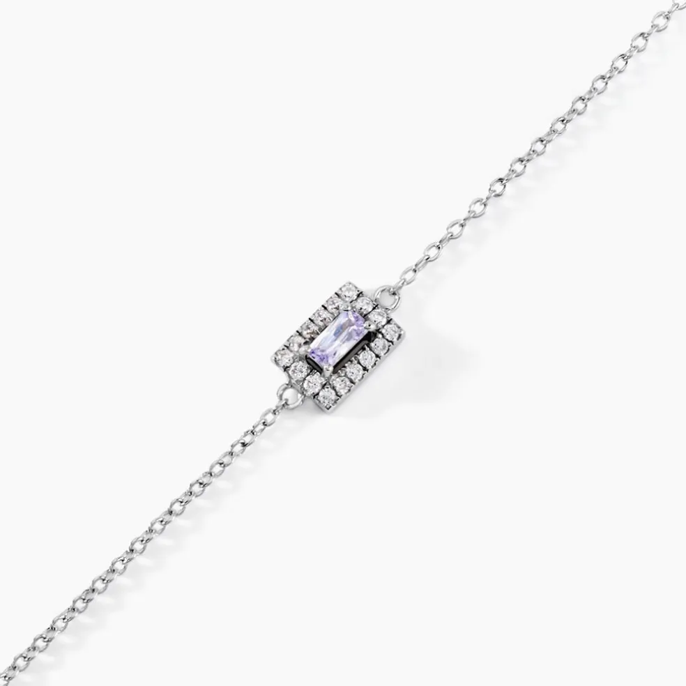 Bracelet Laurine Argent Blanc Oxyde De Zirconium