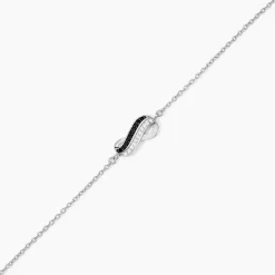 Bracelet Liraz Argent Blanc Oxyde De Zirconium