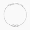 Bracelet Lou Argent Blanc Oxyde De Zirconium