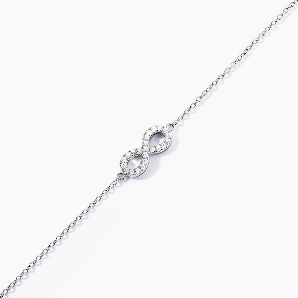 Bracelet Lou Argent Blanc Oxyde De Zirconium