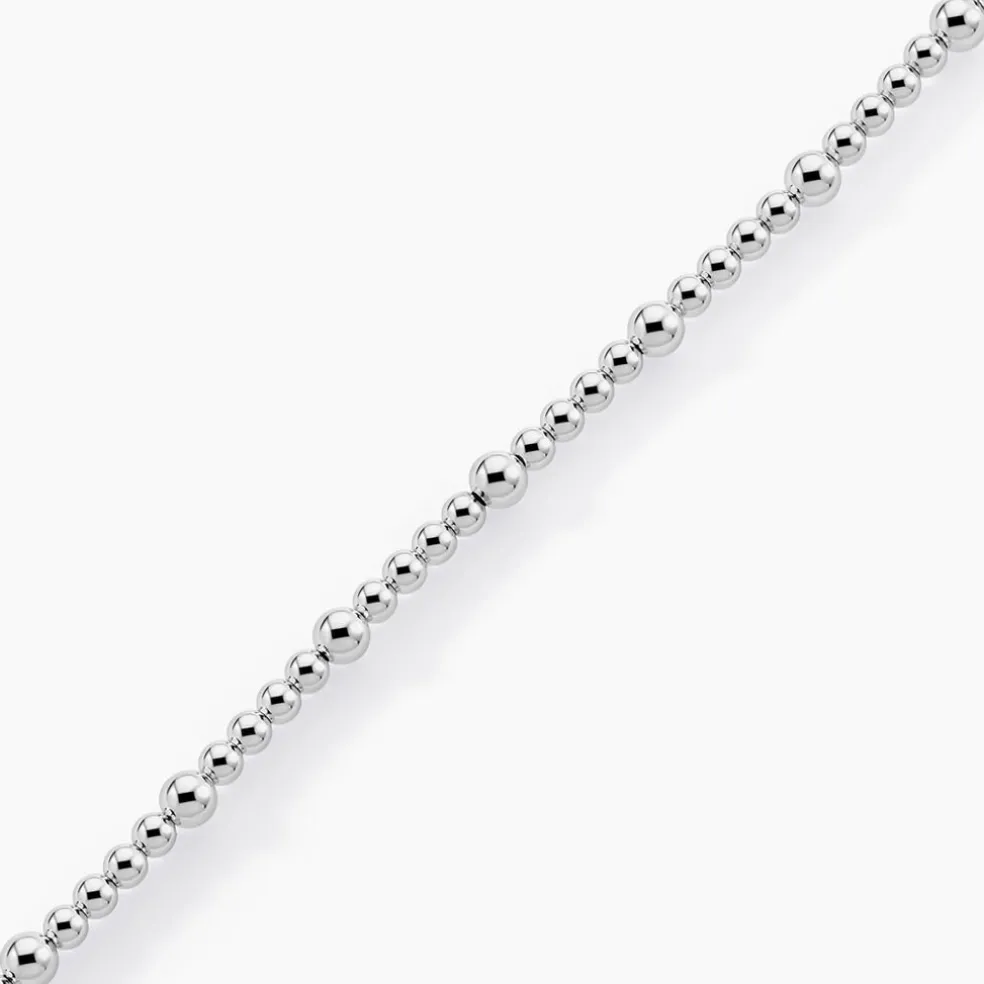 Bracelet Louisette Argent Blanc
