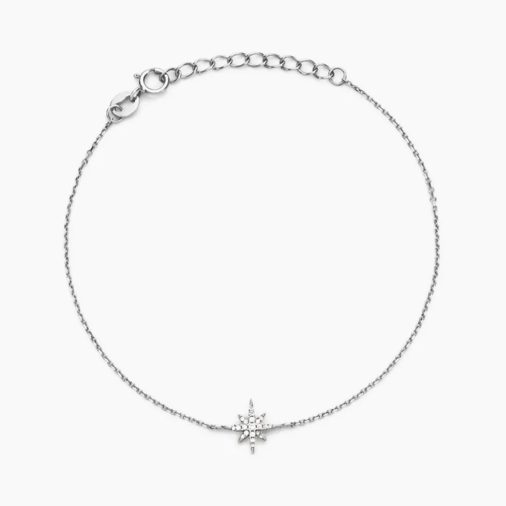Bracelet Lysianne Argent Blanc Oxyde De Zirconium