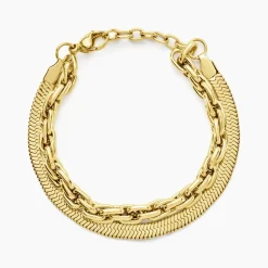 Bracelet Maddalena Acier Jaune