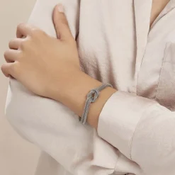 Bracelet Mahaca Acier Blanc