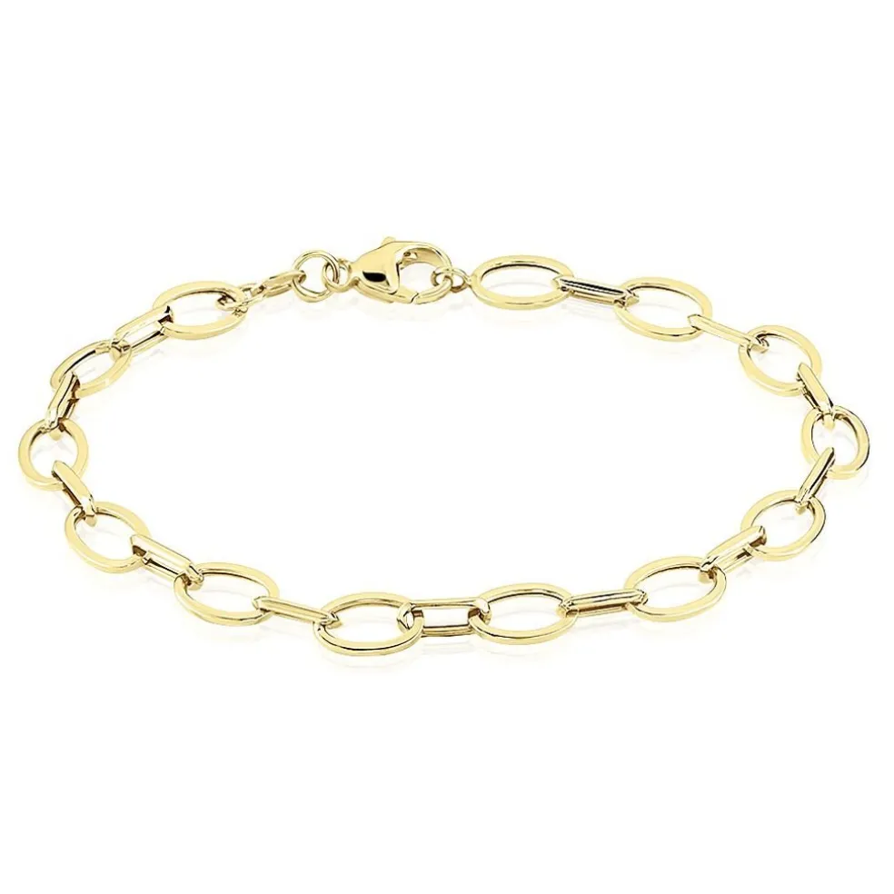 Bracelet Maille Or Jaune Crepinia