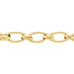 Bracelet Maille Perry Acier Doré