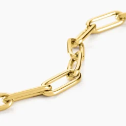 Bracelet Maille Urban Line Acier Doré