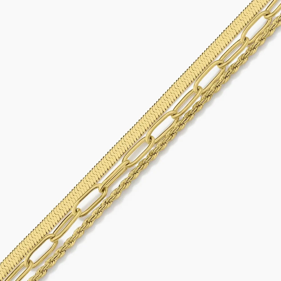 Bracelet Mandera Acier Jaune