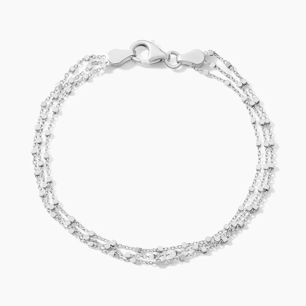 Bracelet Marie-armelle Argent Blanc