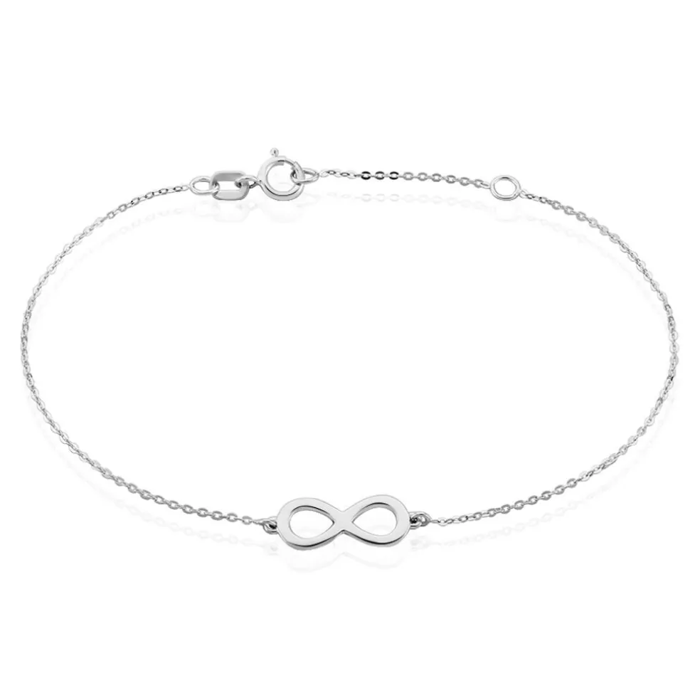 Bracelet Maryeme Infini Selectra Or Blanc