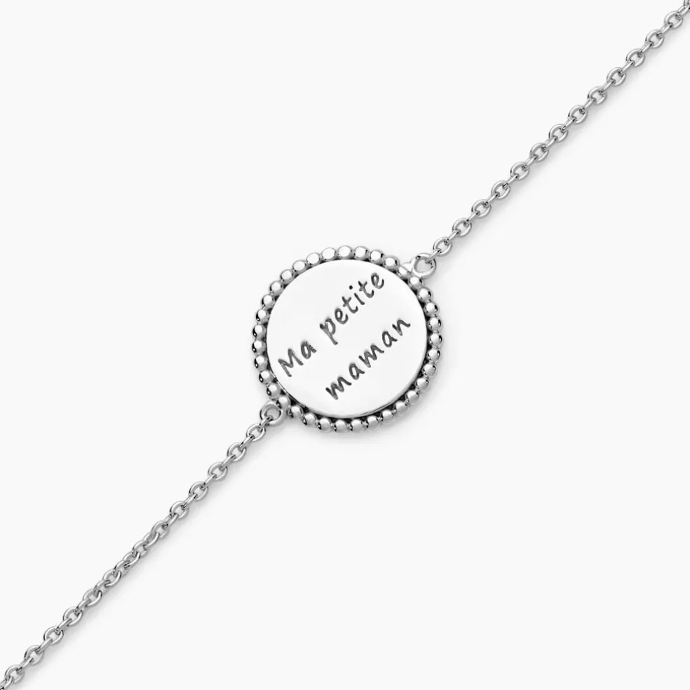 Bracelet Mayi Argent Blanc