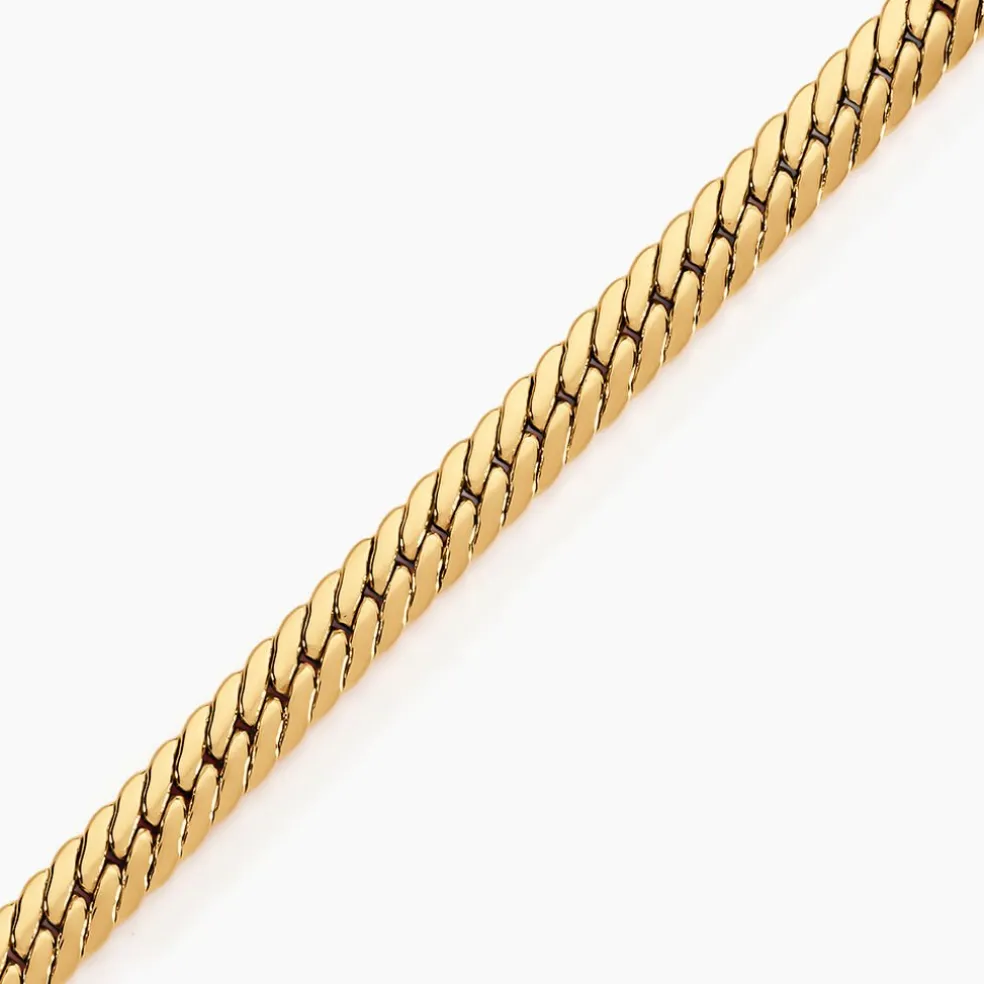 Bracelet Messaline Plaqué Or Jaune