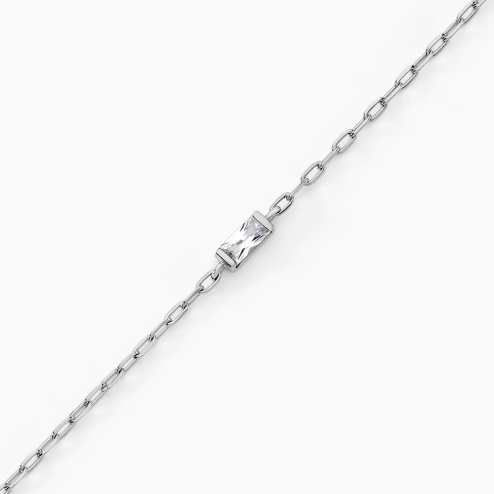 Bracelet Nigelle Argent Blanc Oxyde De Zirconium