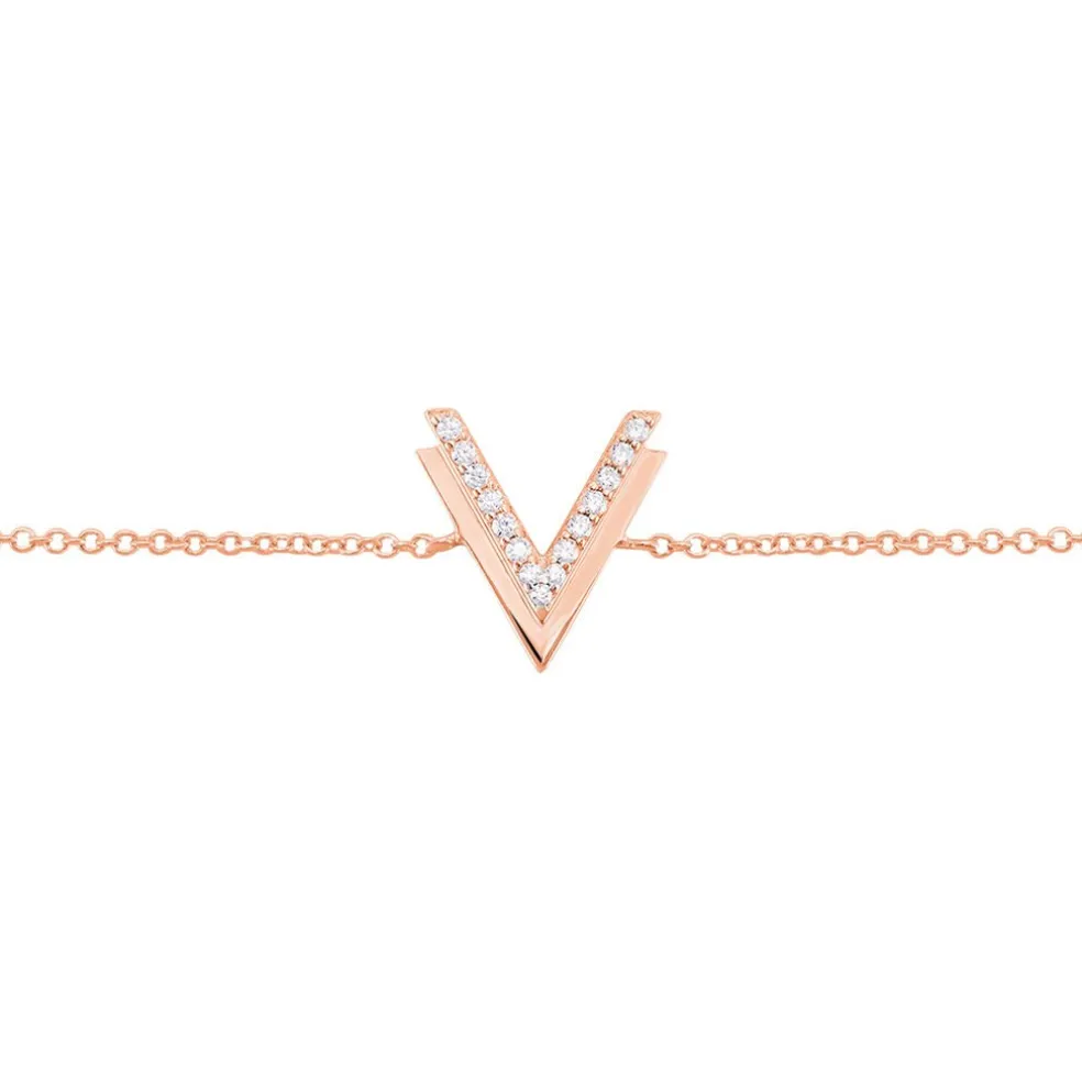 Bracelet Nollia Argent Rose Oxyde De Zirconium