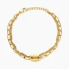 Bracelet Numah Acier Jaune