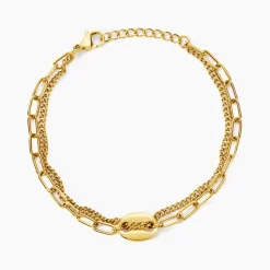 Bracelet Numah Acier Jaune