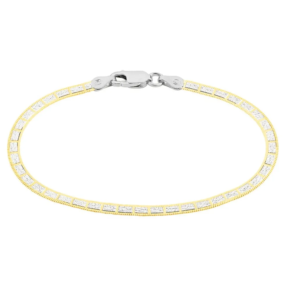 Bracelet Nuriaae Argent Jaune