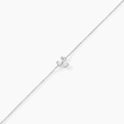 Bracelet Paesie Argent Blanc Oxyde De Zirconium