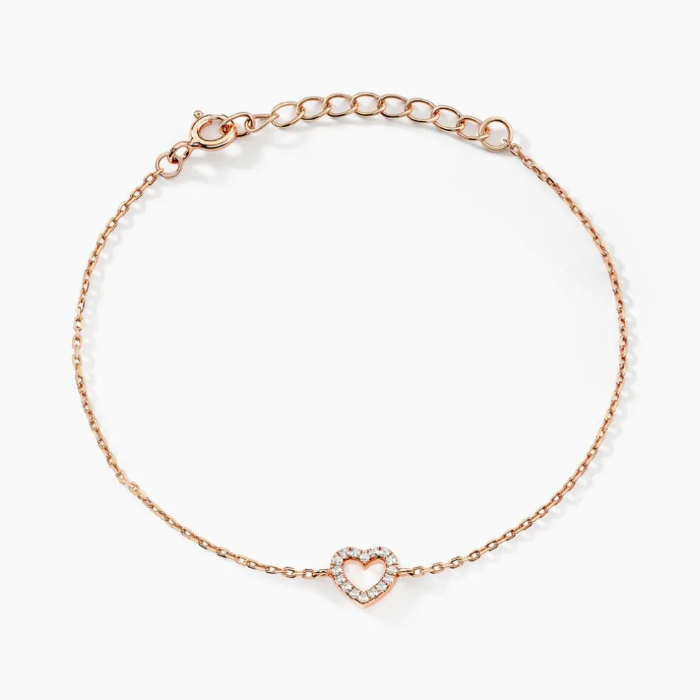 Bracelet Phanie Argent Rose Oxyde De Zirconium