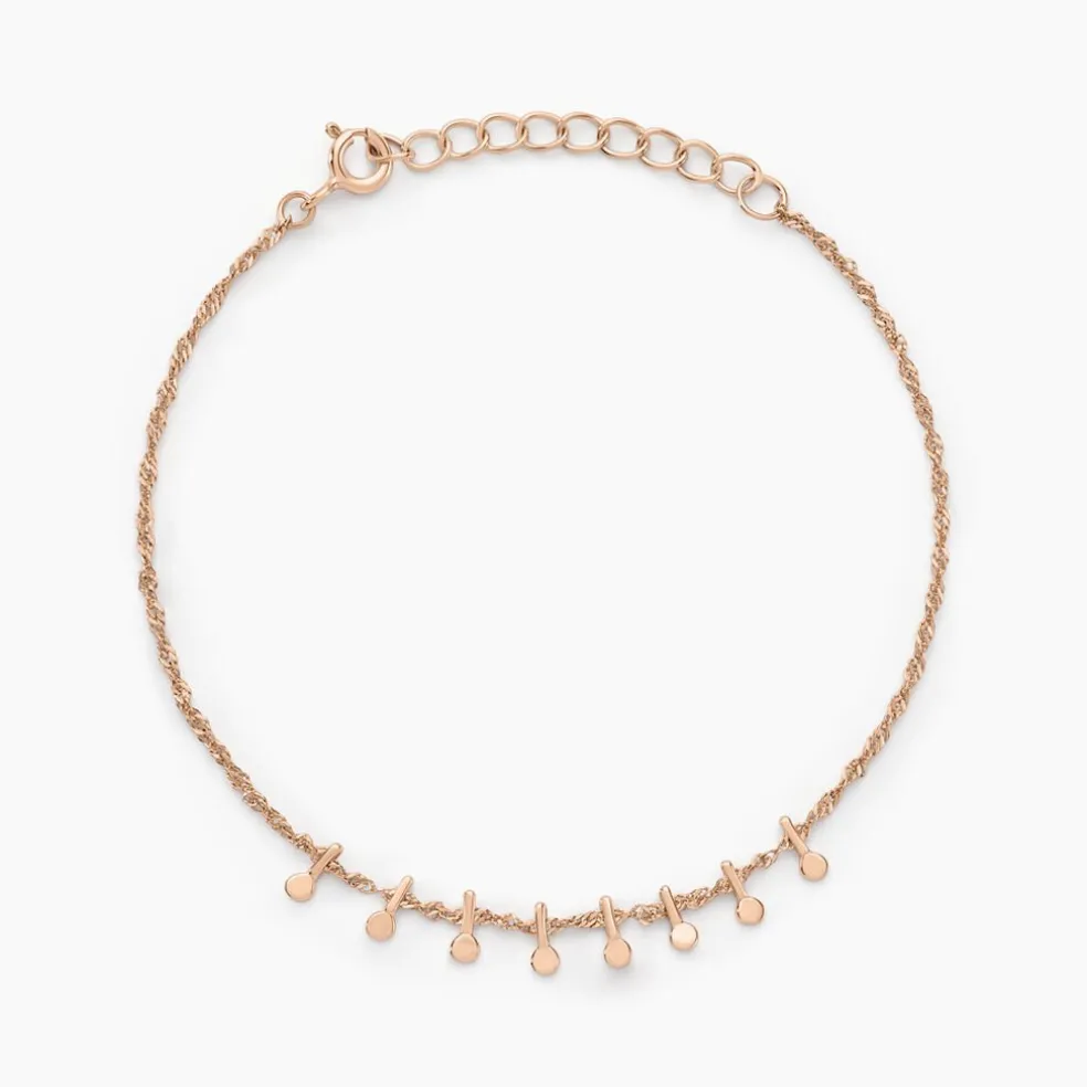 Bracelet Pippa Argent Rose