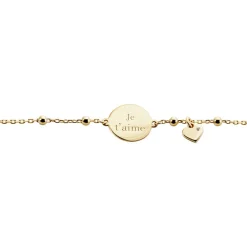 Bracelet Plaqué Or Fulvian Oxyde De Zirconium