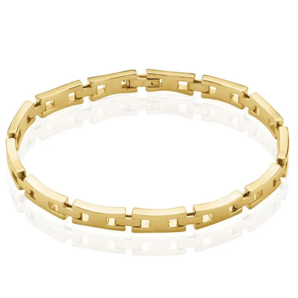 Bracelet Plaqué Or Jaune Stefano