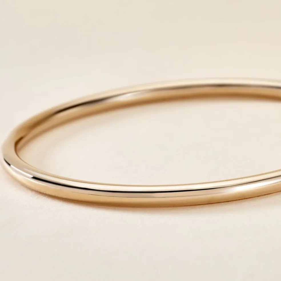 Bracelet Plaqué Or Jonc