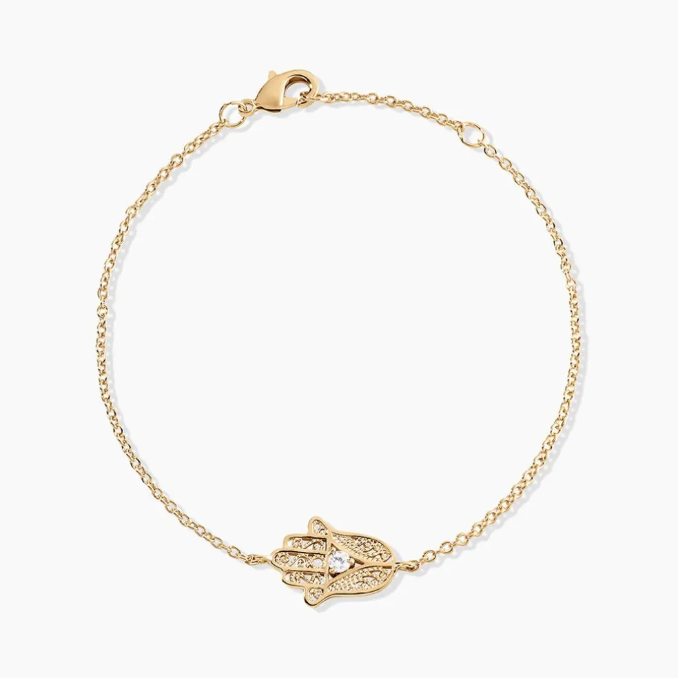 Bracelet Plaqué Or Stijn Oxyde De Zirconium
