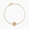 Bracelet Rhosyn Plaqué Or Jaune Oxyde De Zirconium