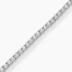 Bracelet Rio Tennis Argent Blanc Oxyde De Zirconium