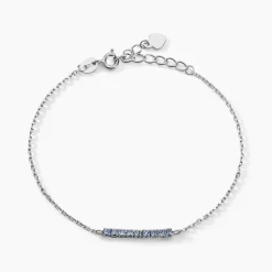 Bracelet Rio Tennis Argent Blanc Oxyde De Zirconium