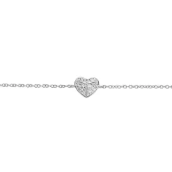 Bracelet Samia Argent Blanc Oxyde De Zirconium
