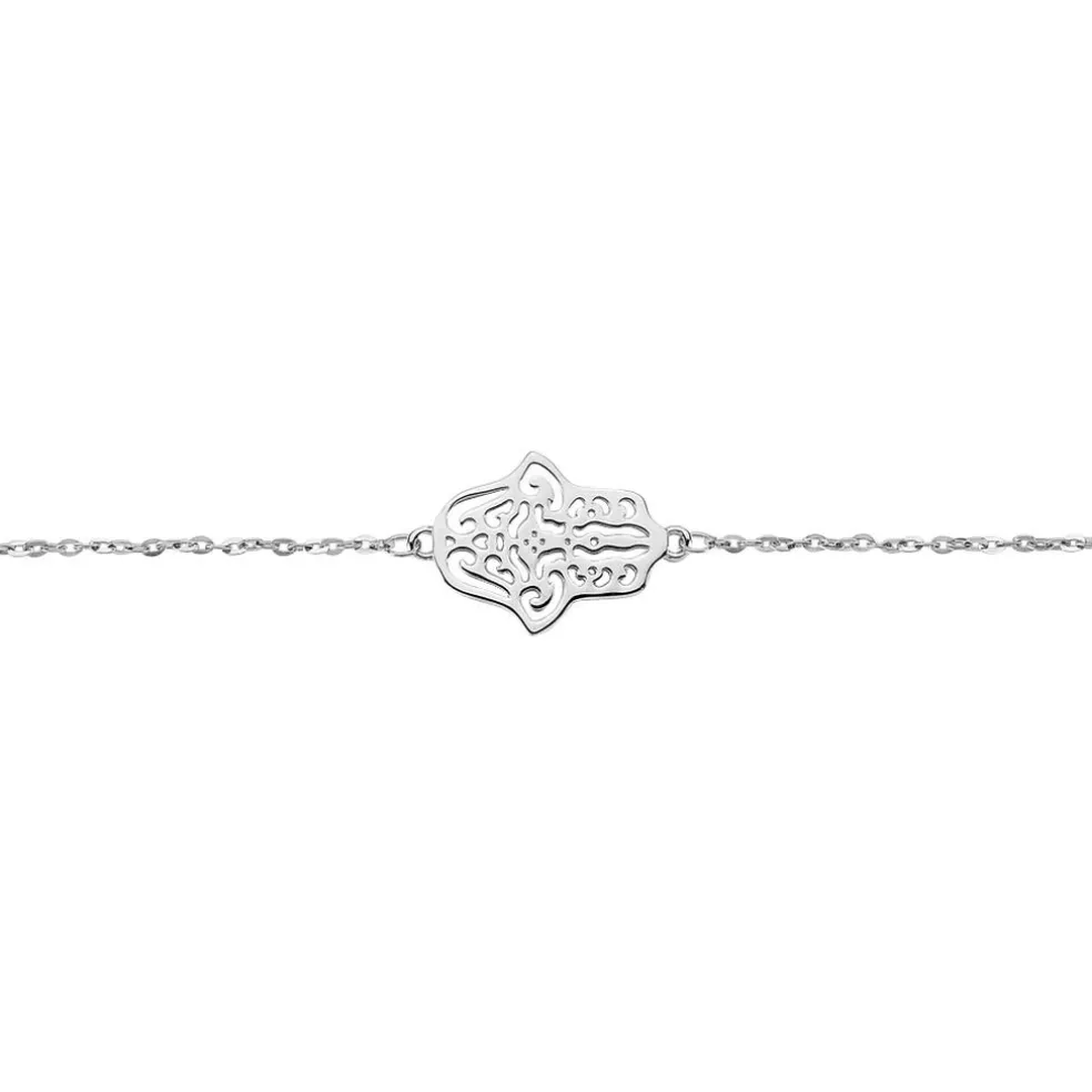 Bracelet Sarah Argent Blanc