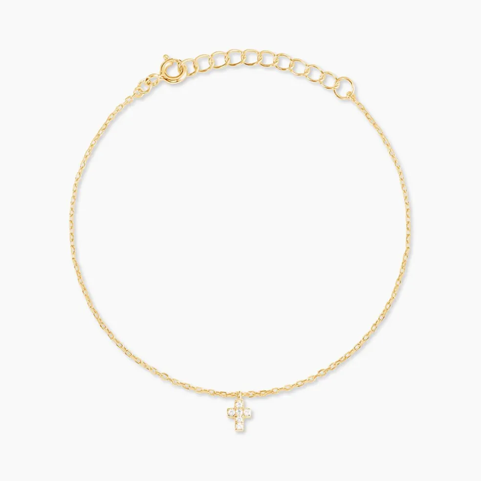 Bracelet Siem Argent Jaune Oxyde De Zirconium