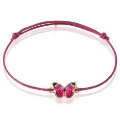 Bracelet Sulivia Papillon Or Jaune