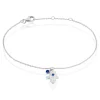 Bracelet Symbolique Argent Blanc Oxyde De Zirconium