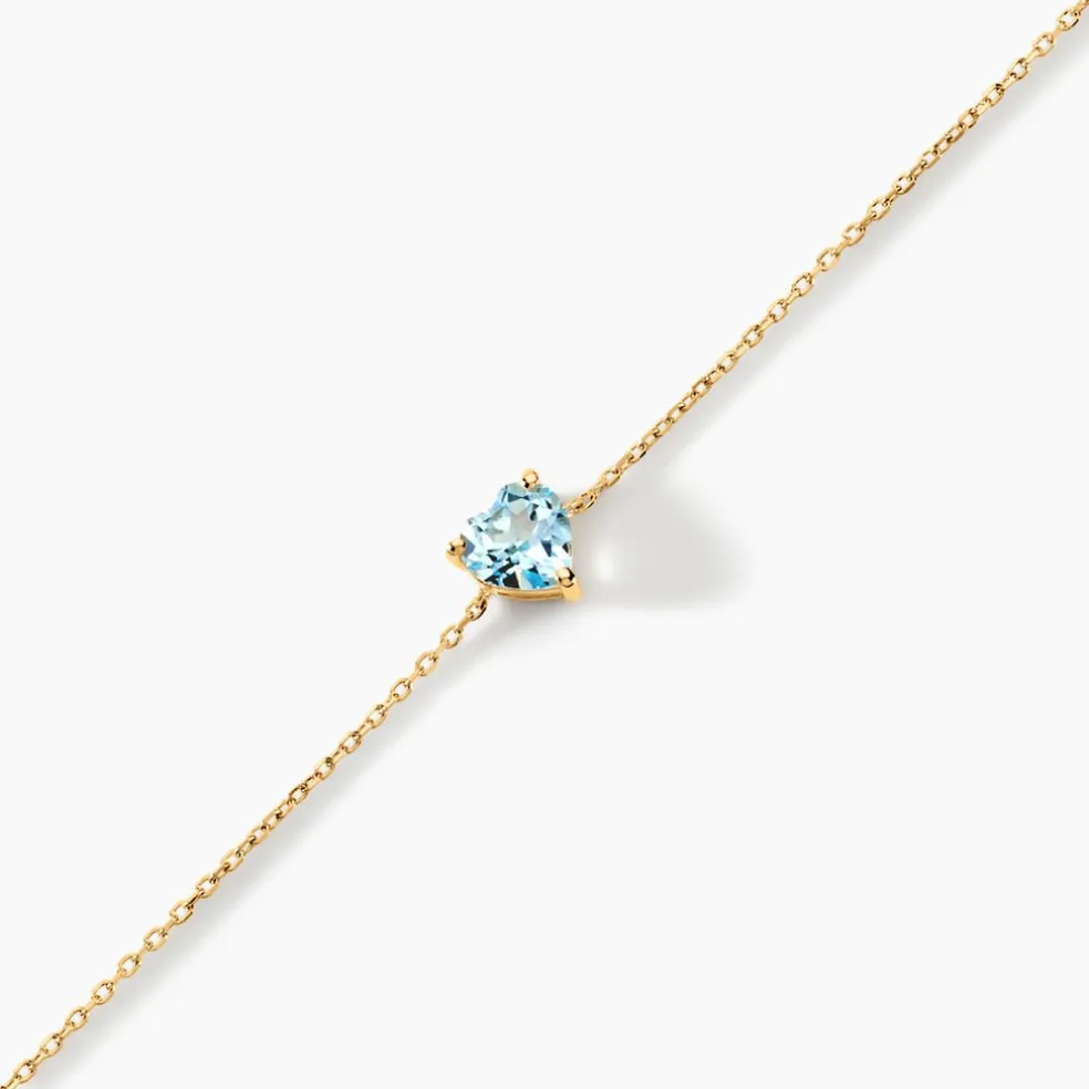 Bracelet Tender Love Or Jaune Topaze