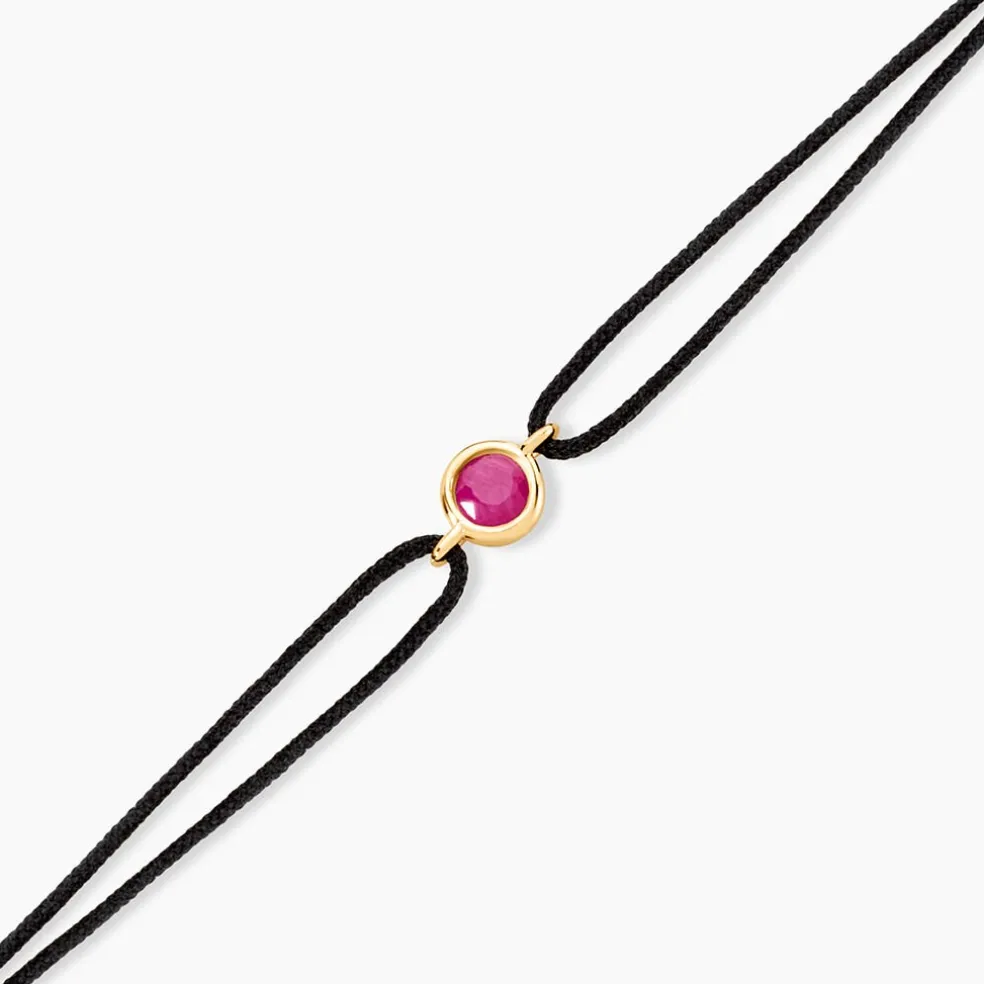 Bracelet Tere Or Jaune Rubis
