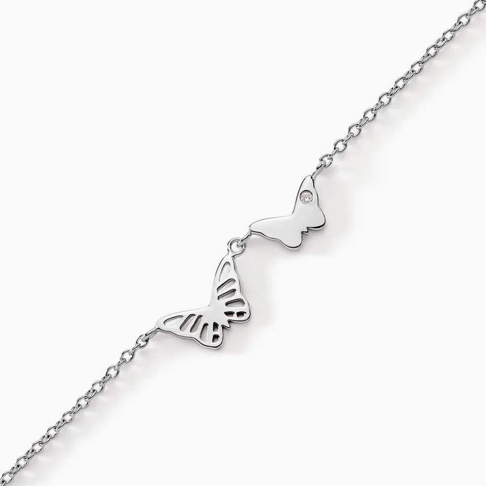 Bracelet Thecla Argent Blanc Oxyde De Zirconium